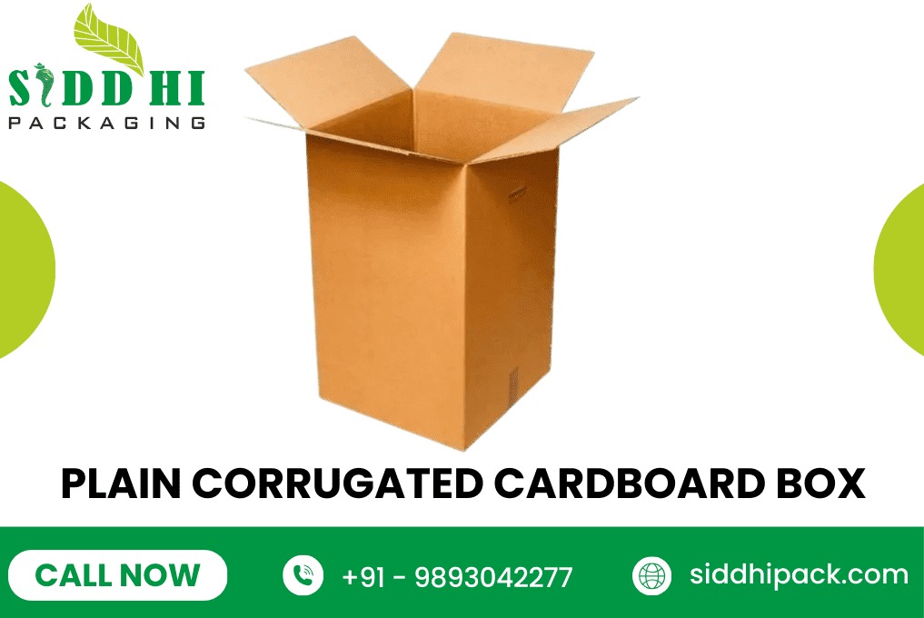 Plain Corrugated Packaging Box