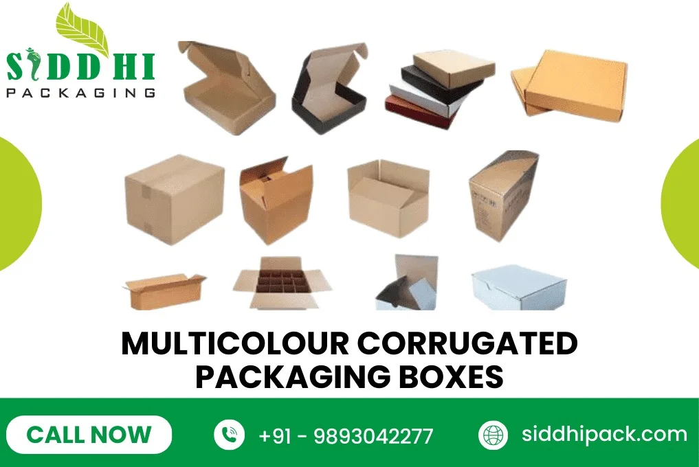 Multicolour Corrugated Packaging Box