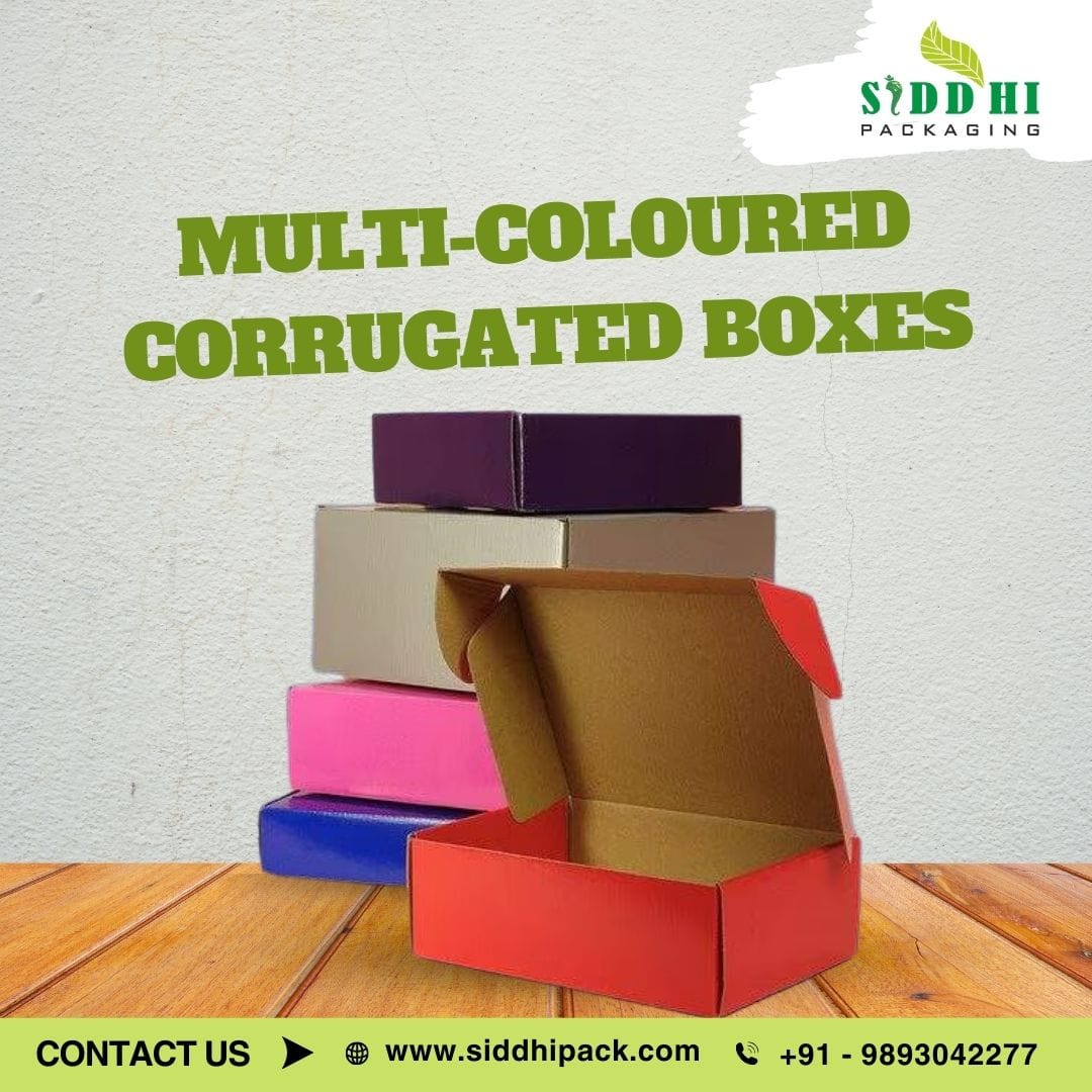 Best Multicolored Corrugated Boxes Supplier in Indore