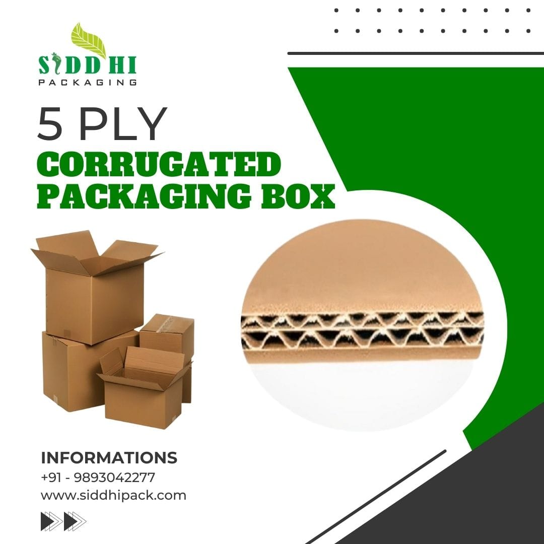 Best 5 Ply Corrugated Packaging Box Manufacturer in Indore